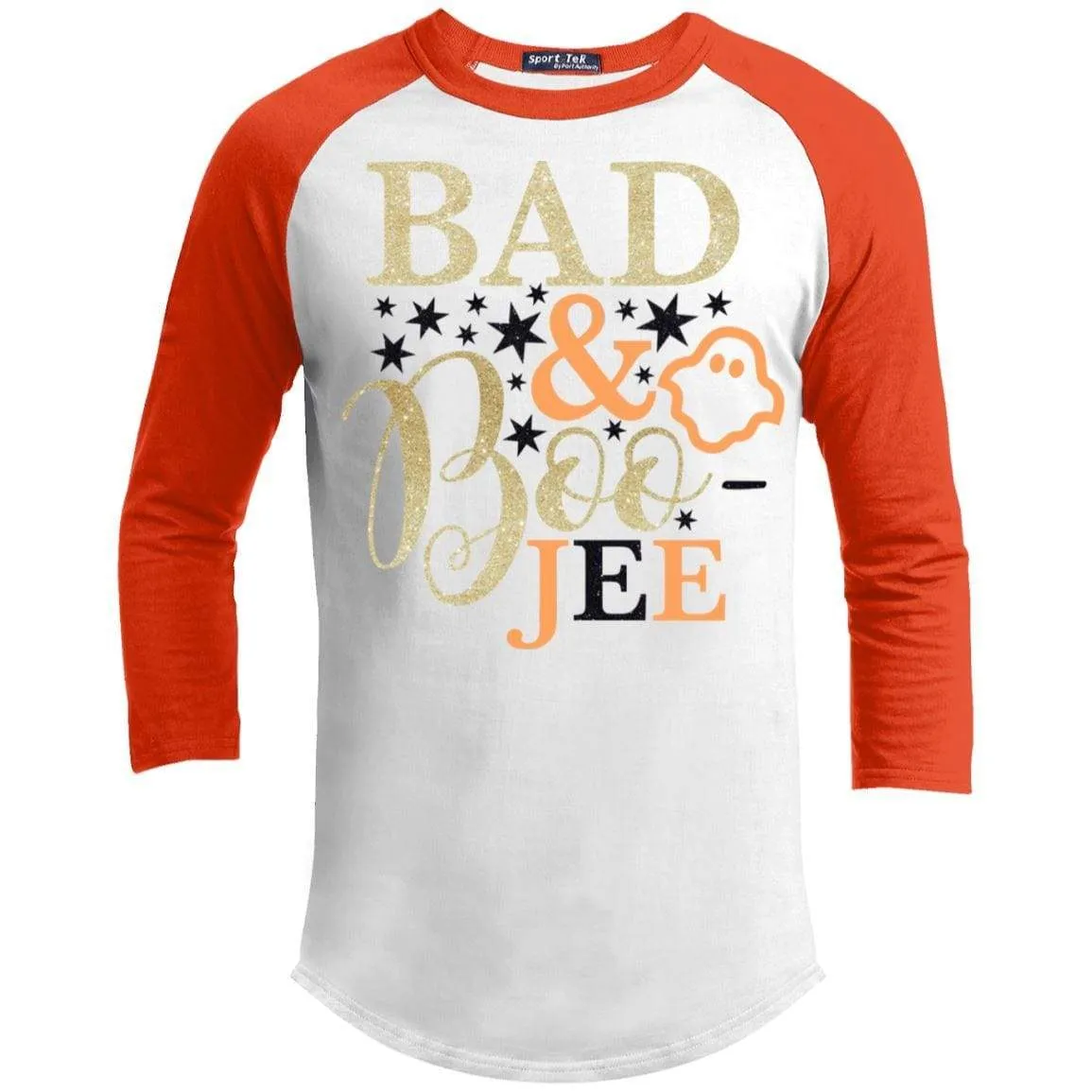 Bad and Boojee Glitter Raglan