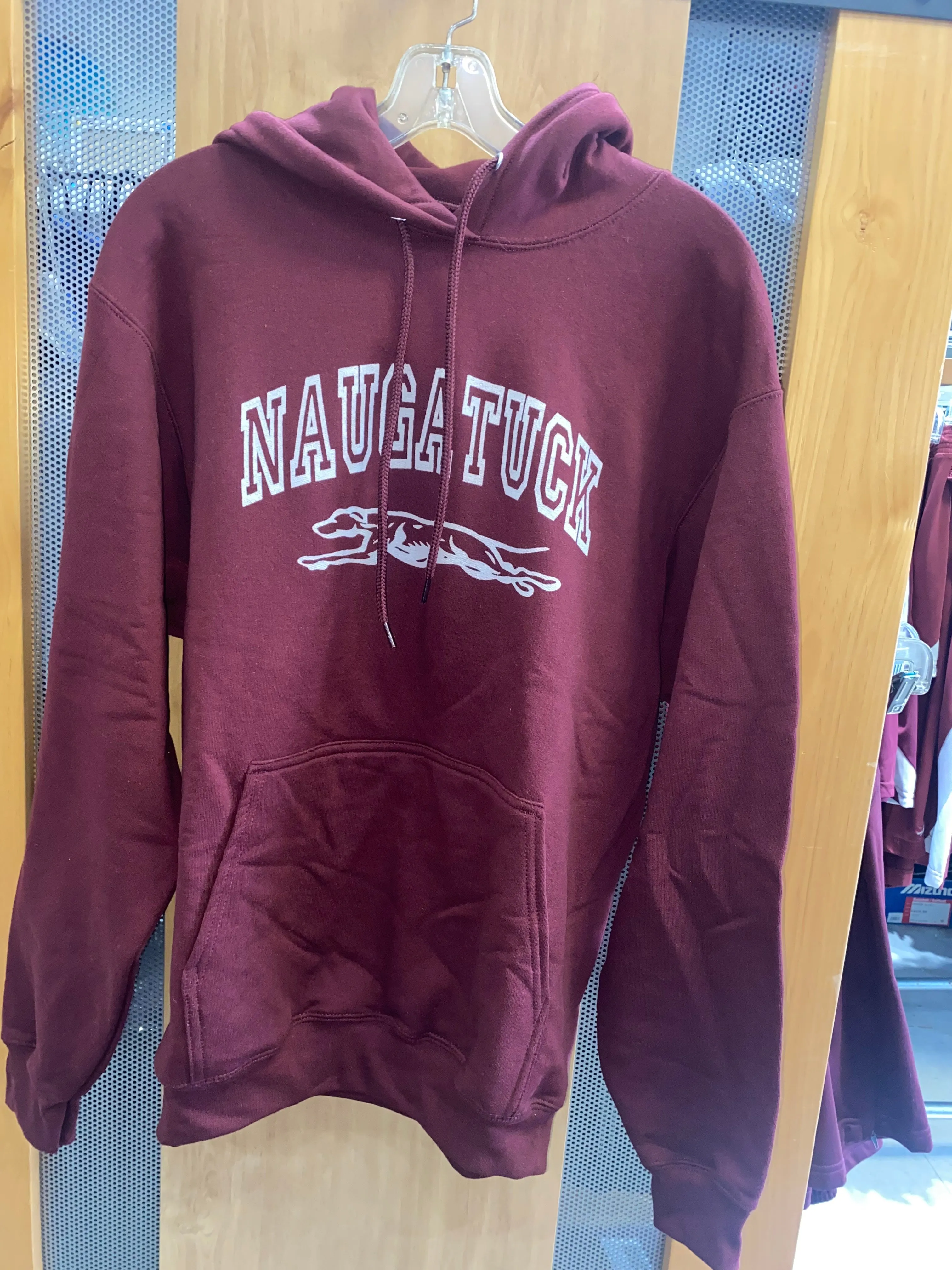 Naugatuck Greyhound Cotton Blend Hooded Sweatshirt